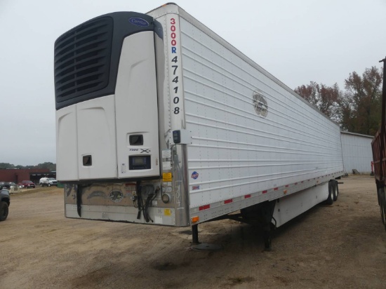 2016 Utility 3000R 53' Reefer Trailer, s/n 1UYVS2539GM694108: T/A, Carrier