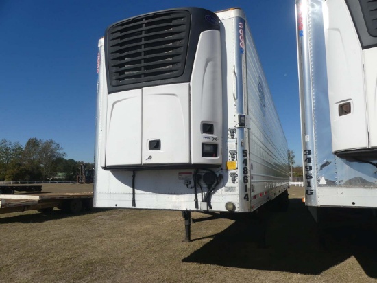 2017 Utility 3000R 53' Reefer Trailer, s/n 1UYVS2535H6948614: T/A, Carrier