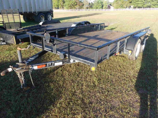 2010 PJ 16' Trailer, s/n 4P5UB1424A1145024 (No Title - Bill of Sale Only):