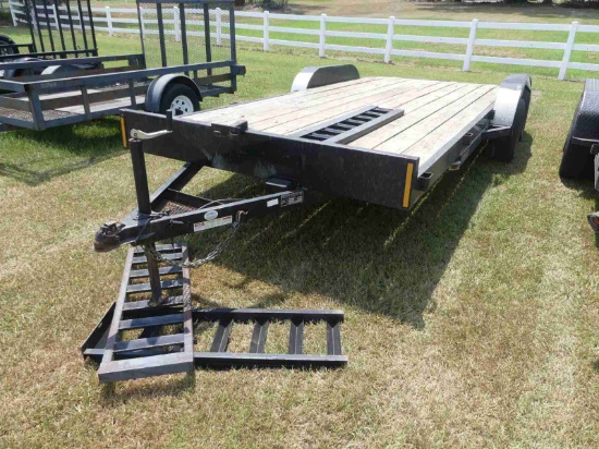 2019 Port City 83x20 Trailer, s/n 4PCCE2025K1000048: T/A, Bumper-pull, Ramp