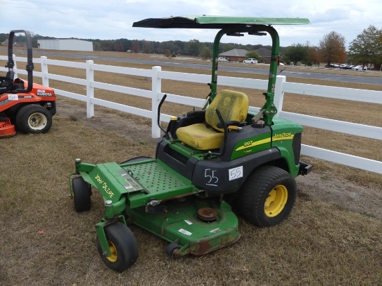 John Deere 997 Zero-turn Mower, s/n DM997SB020071: Canopy, Meter Shows ...