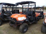 Kubota RTVX900 4WD Utility Vehicle, s/n A5KB2FDBVGG037505 (No Title - $50 T
