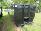 Unused 30-yard Rolloff Container, s/n 9426: Black, 22' Main Rail, Open Top,