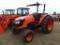 Kubota M7040 Tractor, s/n 10160: Rollbar Canopy, PTO, Drawbar, 2 Hyd Remote