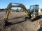 2020 Kobelco SK55SRX Mini Excavator, s/n PS04013046: C/A, Aux. Hydraulics,
