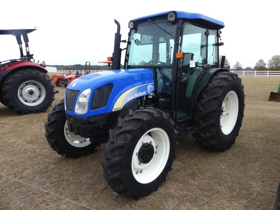 New Holland T4030 MFWD Tractor, s/n ZBJA20132: C/A, Meter Shows 1559 hrs