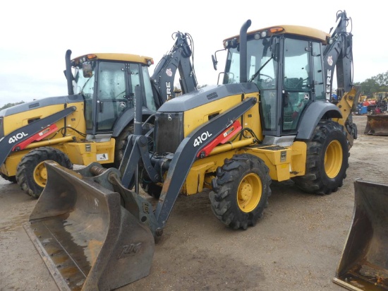 2017 John Deere 410L 4WD Extendahoe, s/n 1T0410LXLHF312353: C/A, Quick Atta