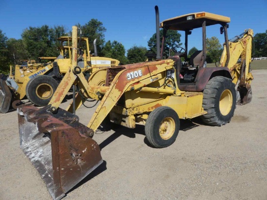 John Deere 310E Loader Backhoe, s/n T0310EX849459: Canopy, 2wd, Meter Shows