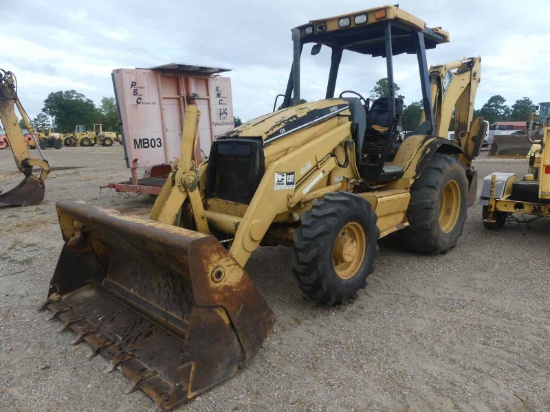 1998 Cat 416C 4WD Loader Backhoe, s/n 5YN04528: Canopy, MP Bkt., Turbo, Met
