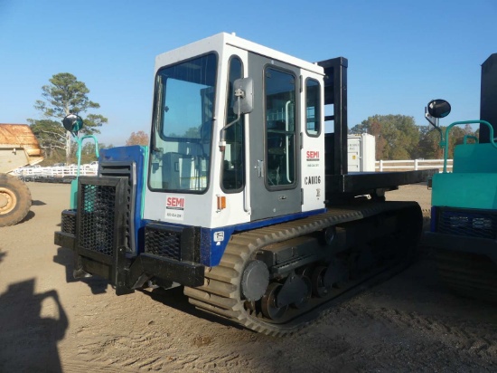 2008 IHI IC70-2 Crawler Carrier, s/n CA001106: Encl. Cab, 12' Dump Bed, Rub