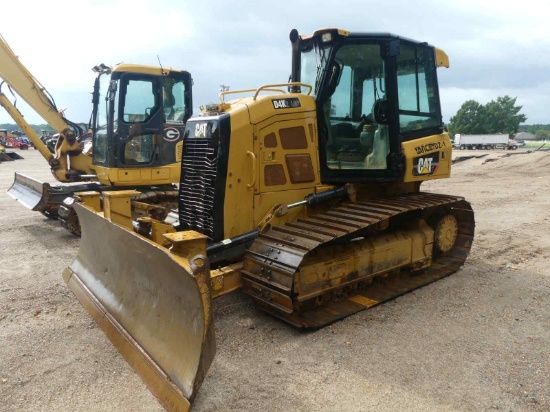 2017 Cat D4K2 LGP Dozer, s/n KR202442: C/A, 6-way Blade, Meter Shows 7473 h