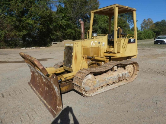 1989 Cat D4C Dozer, s/n 1RJ00845: Canopy, 3-sp. Powershift, 6-way Blade