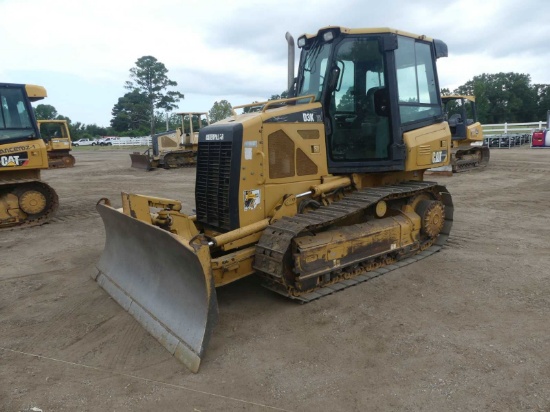 2008 Cat D3K XL Dozer, s/n FFF00192: Encl. Cab, 6-way Blade, Meter Shows 33