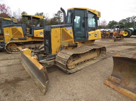 John Deere 650K LGP Dozer, s/n 226456: C/A, Meter Shows 4255 hrs