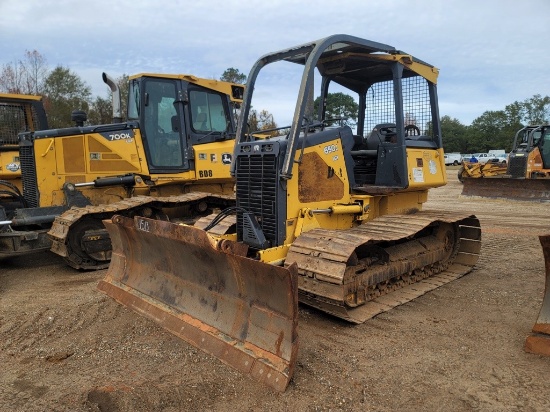 2006 John Deere 650J LGP Dozer, s/n 113624: Canopy, Sweeps, Rear Screen, 6-