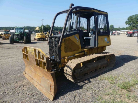 2005 John Deere 550J LT Dozer, s/n T0550JX102081: Canopy, Sweeps, Screens,