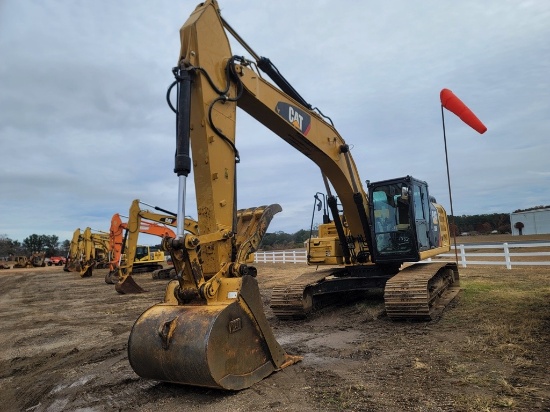 2018 Cat 326FL Excavator, s/n FBR20264: C/A, Hyd. Thumb, Backup Camera
