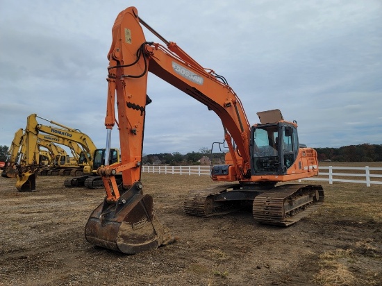 2015 Doosan DX225LC-3 Excavator, s/n E0001334: C/A, 9'5" Stick, 48" Bkt., A
