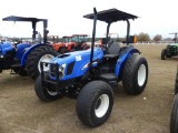 New Holland TN60A MFWD Tractor, s/n HJE099917: Rollbar Canopy, Turf Tires,