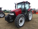 2013 CaseIH Maxxum 110 MFWD Tractor, s/n ZCBE25682: Encl. Cab, Front Weight