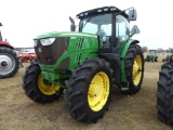 2012 John Deere 6170R MFWD Tractor, s/n 1RW6170RLCR002343: Encl. Cab, Drawb