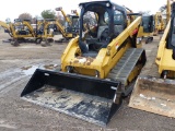 2019 Cat 299D2 Skid Steer, s/n FD205352: Canopy, 2-sp., Quick Attach GP Bkt