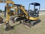 2016 Cat 303ECR Mini Excavator, s/n HHM01709: Canopy, Blade, Rubber Tracks,