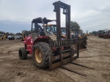 2007 Manitou M30-4 All-terrain Forklift, s/n 754638: Canopy, 2-stage Mast,