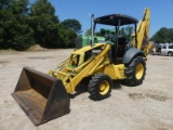 2000 New Holland LB75 4WD Loader Backhoe, s/n 031025707: Canopy, GP Loader,