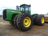 John Deere 9400 MFWD Tractor, s/n RW9400P040237: C/A, Front & Rear Duals, 4