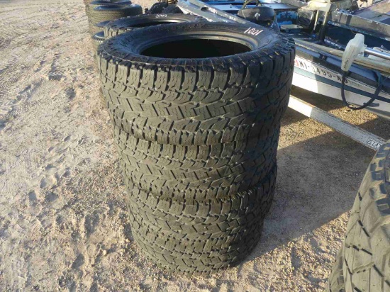 (4) Used Toyo Open Country LT325x60R20 Tires