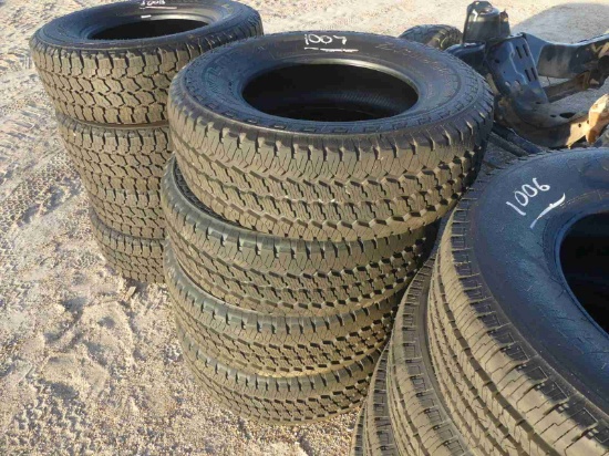(4) Bridgestone Dueler A/T LT275/70R18 Tires: New Pulloffs
