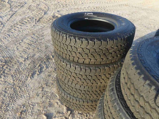 (4) Goodyear Wrangler LT275/70R18 Tires: New Pulloffs