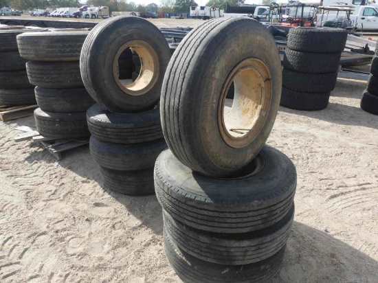 Set of (8) Wheels and Tires