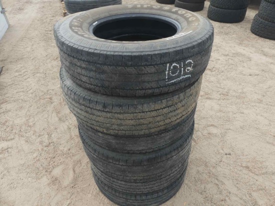 (6) Used Firestone LT235/80R17 Tires