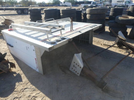 Landing Gear & Rear Cutoff From Timpte Super Hopper Trailer