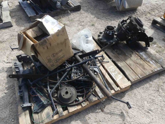 Pallet of Misc. and Rear Hubs