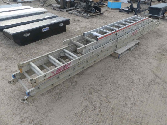 Pallet of Extension Ladders