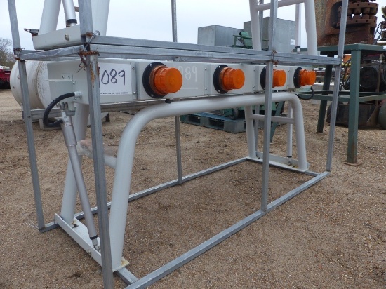 Truck-mounted Flashing Warning Light w/ Frame