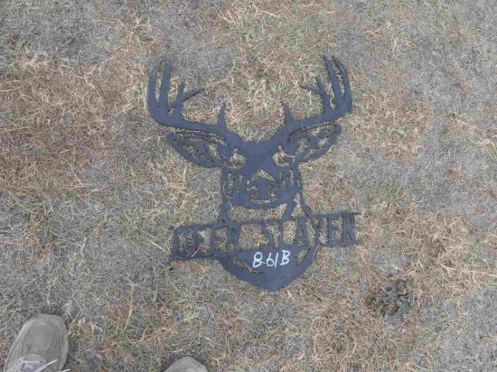 Deer Slayer Metal Cut Out