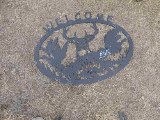Welcome Metal Cut Out