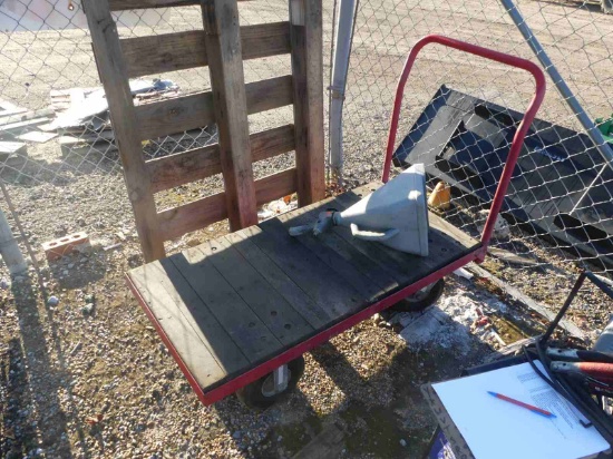 Lot of Shop Cart and Paint Gun