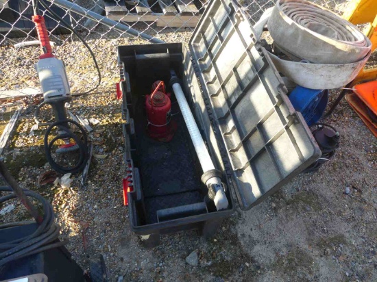 Lot of 20-ton Jack, 6-ton Jack and Box