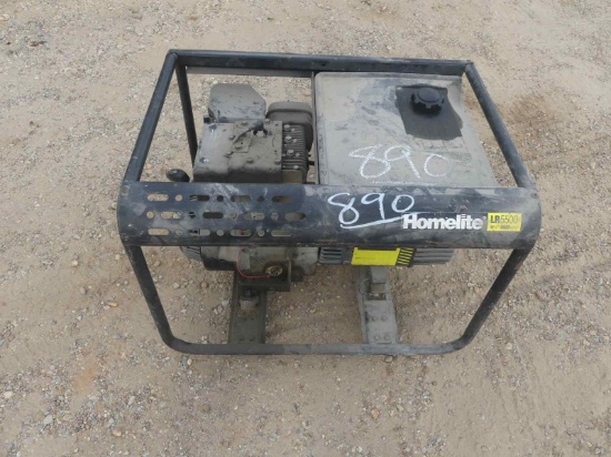 Homelite LR5500 Generator, s/n HA0690396: Gas Eng., 5500-watt