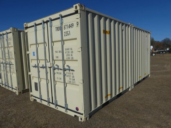 Unused 20' Double End-door Container, s/n TRDU8714499