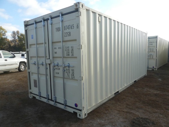 Unused 20' Shipping Container, s/n TRDU8747656