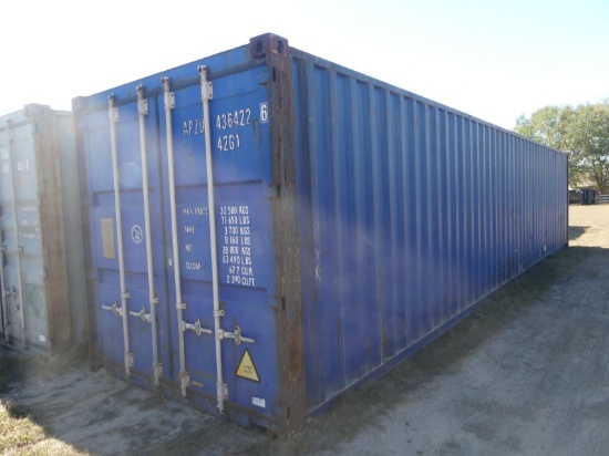 Used 40' Shipping Container, s/n APZU4364226