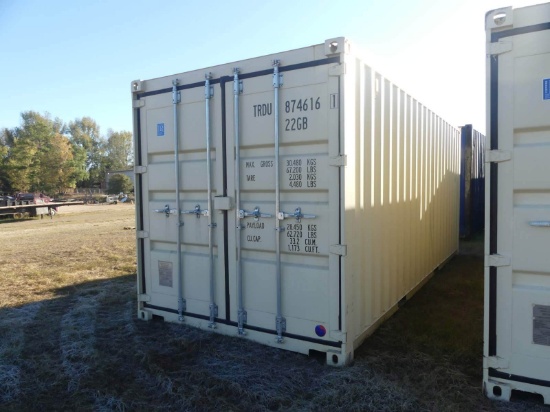 Unused 20' Shipping Container, s/n TRDU8746161