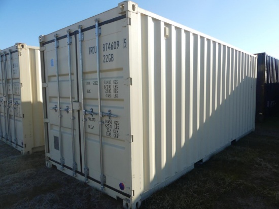Unused 20' Shipping Container, s/n TRDU8746095
