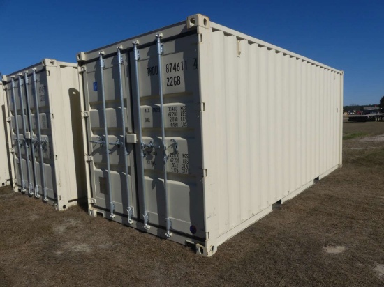 Unused 20' Shipping Container, s/n TRDU8746114